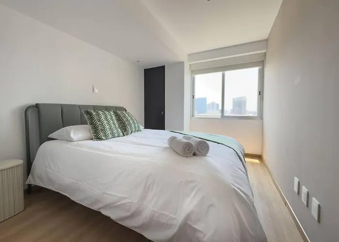 Apartment Roma Norte - 2br Vista Cdmx - Walk Score 100 *