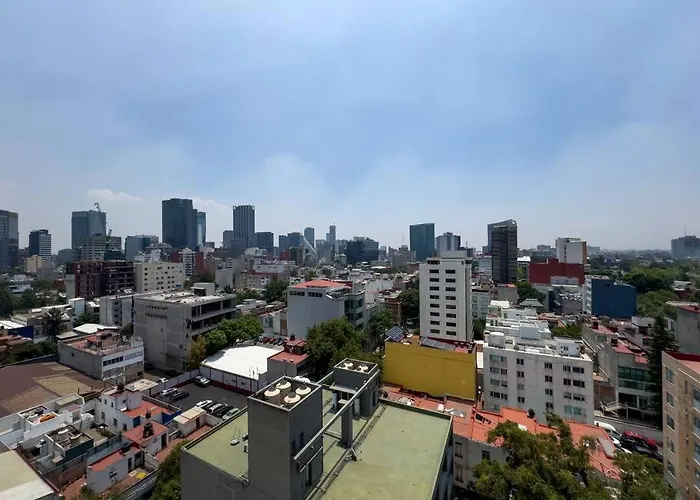 Apartment Roma Norte - 2br Vista Cdmx - Walk Score 100 *